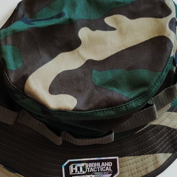 NWT - CAMO BOONIE HAT - HIGHLAND TACTICAL - Picture 5 of 8